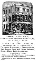 Thos. Bentley [Thanet Guardian 1866]